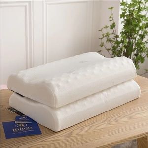 Natural Latex Pillow Helps Sleep and Protects Cervical Neck, Single Pair Set,